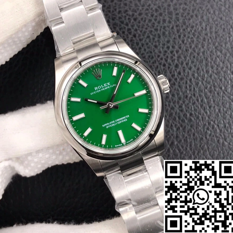 Factory Oyster Dial Rolex Perpetual 31MM M277200-0006 Green EW 1203